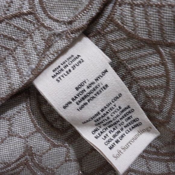 Soft Surrounding Elegant Beige Women's Open Cardigan Embroidered Boho Festival - Picture 7 of 8